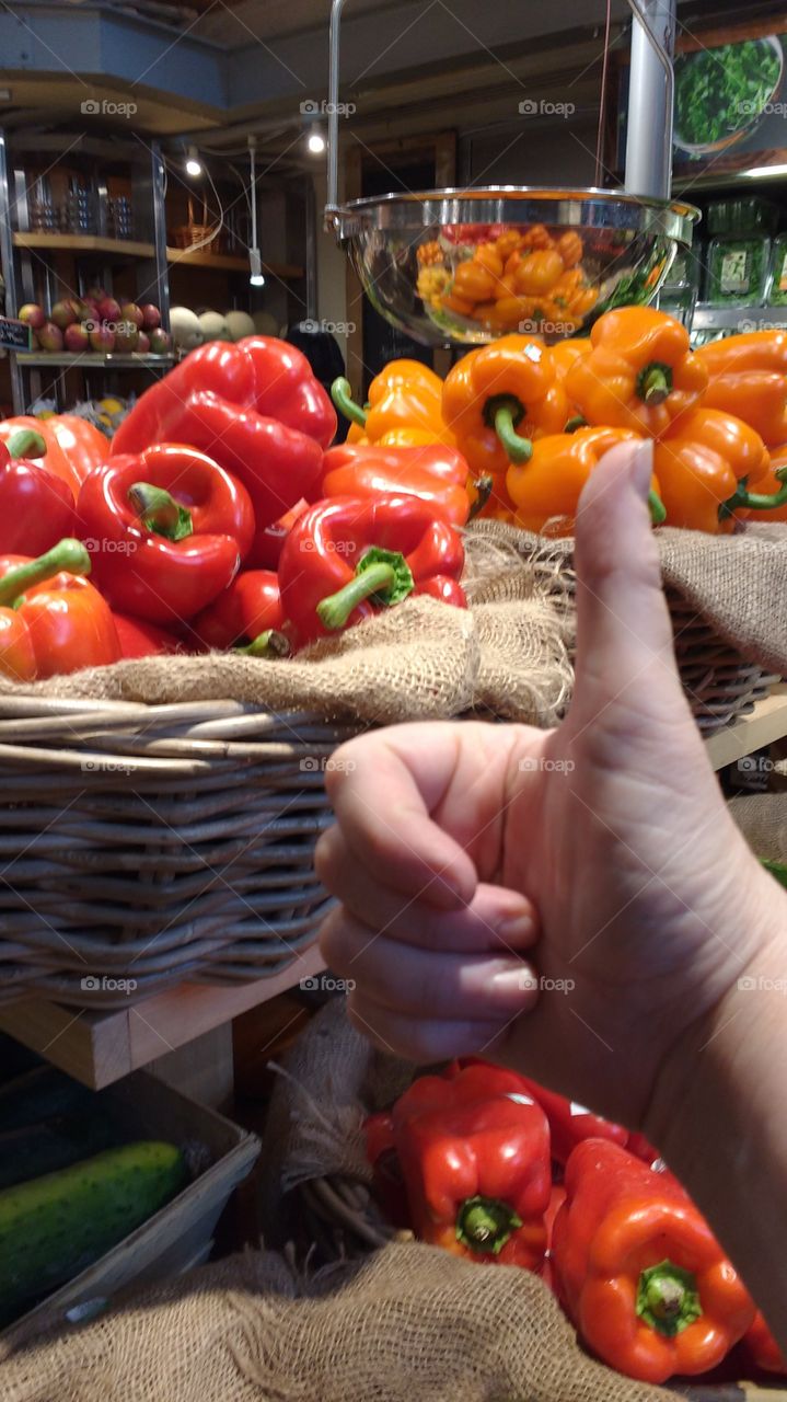 Thumbs Up to Healthy Vegetables