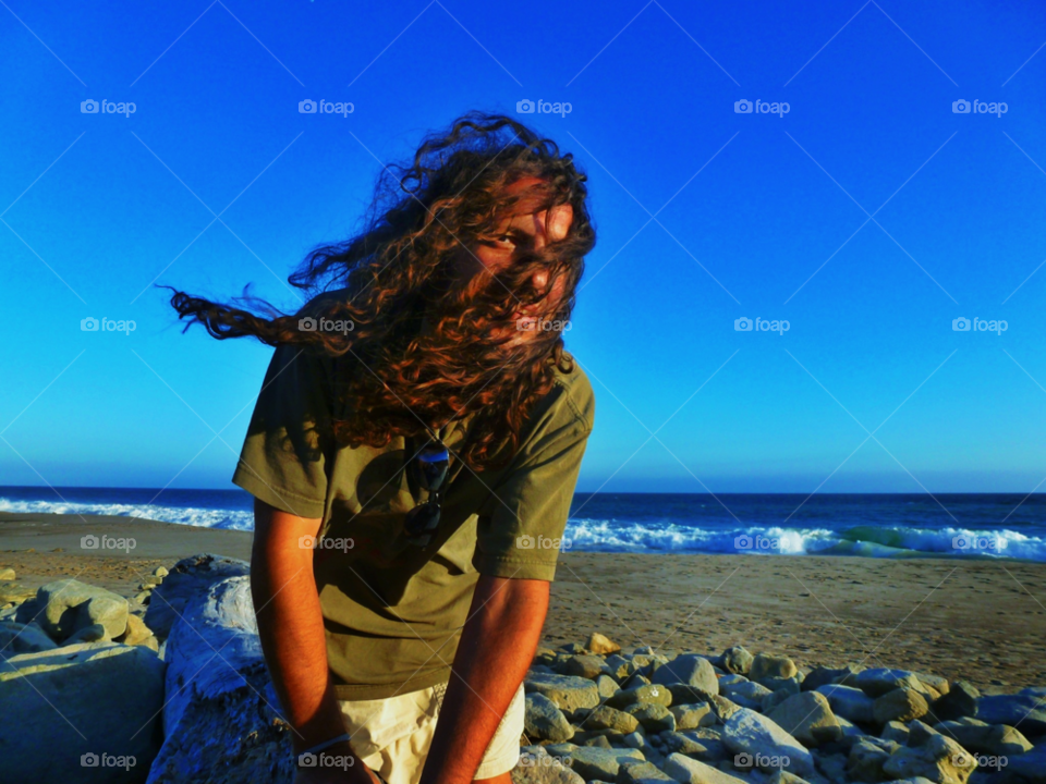 california beach ocean happy by analia