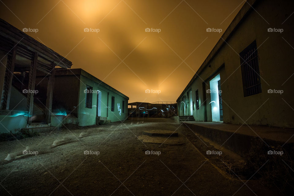 Light, Street, Abandoned, Sunset, Road