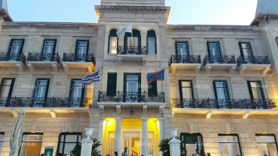 famous hotel at spetses