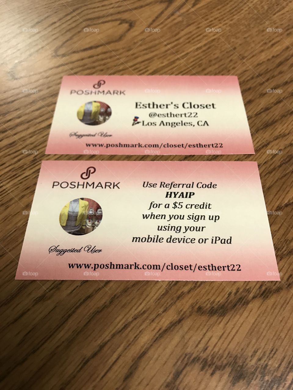 Poshmark Business Card 
