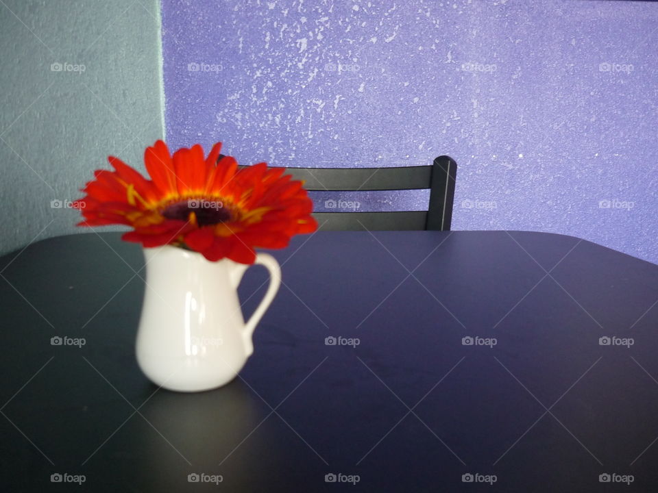 flower on table