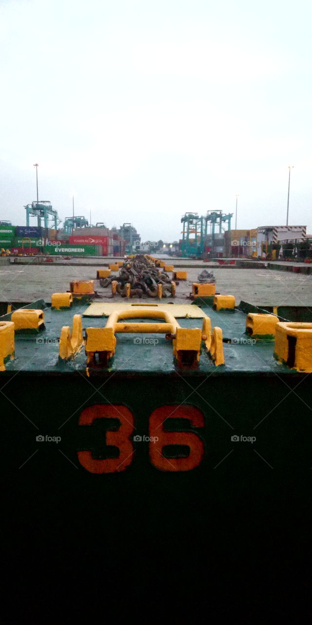empty containers...# port of tanjung pelepas malaysia