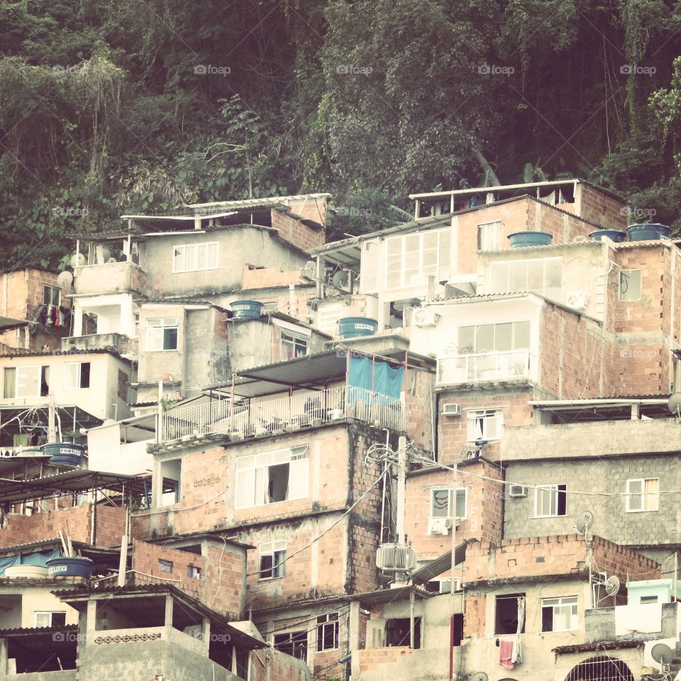 Favela Rio de Janeiro. Favela from Rio de Janeiro Brasil