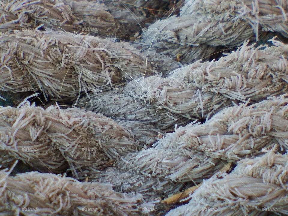 Close-up of outdoor rug.