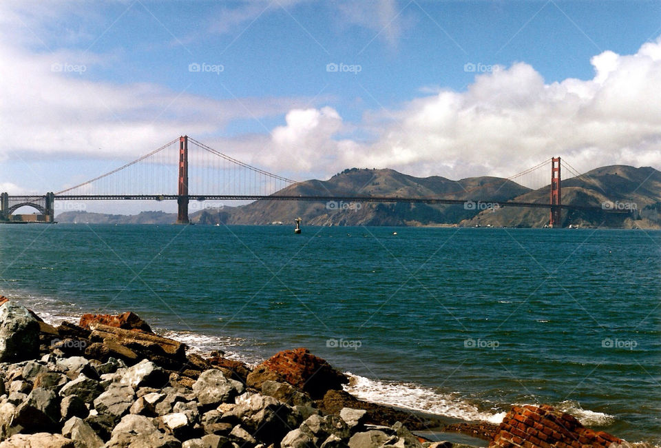 San Francisco Bay with Golden Gate Bridge