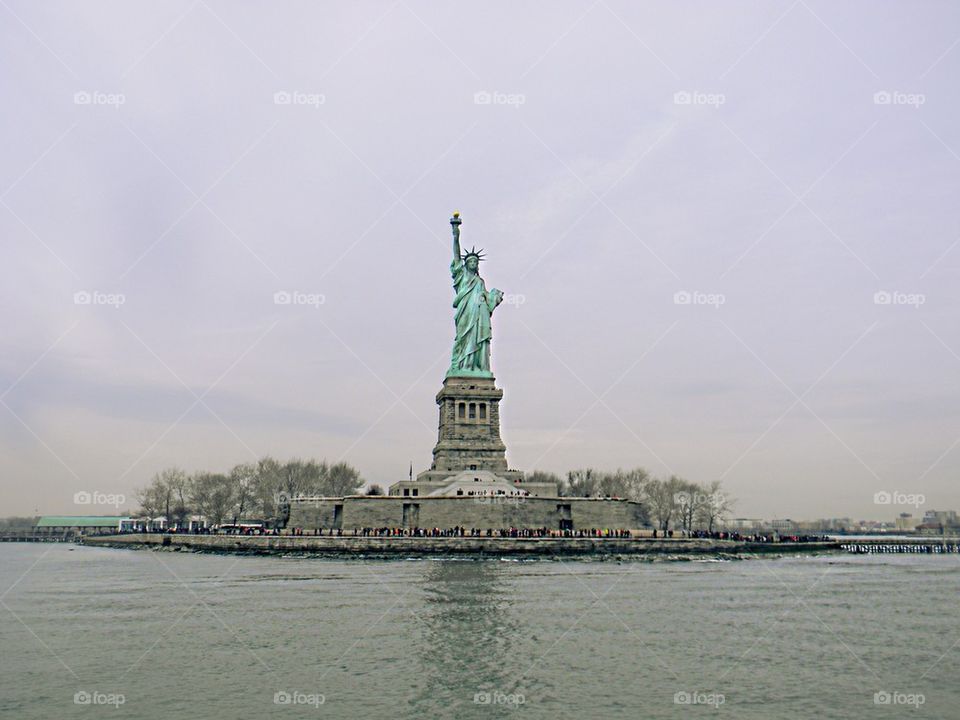 View of Statue of Liberty 