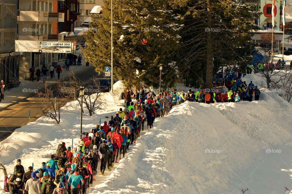 Winter Marathon In Arosa 