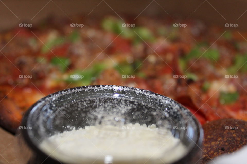 parmesan cheese pizza