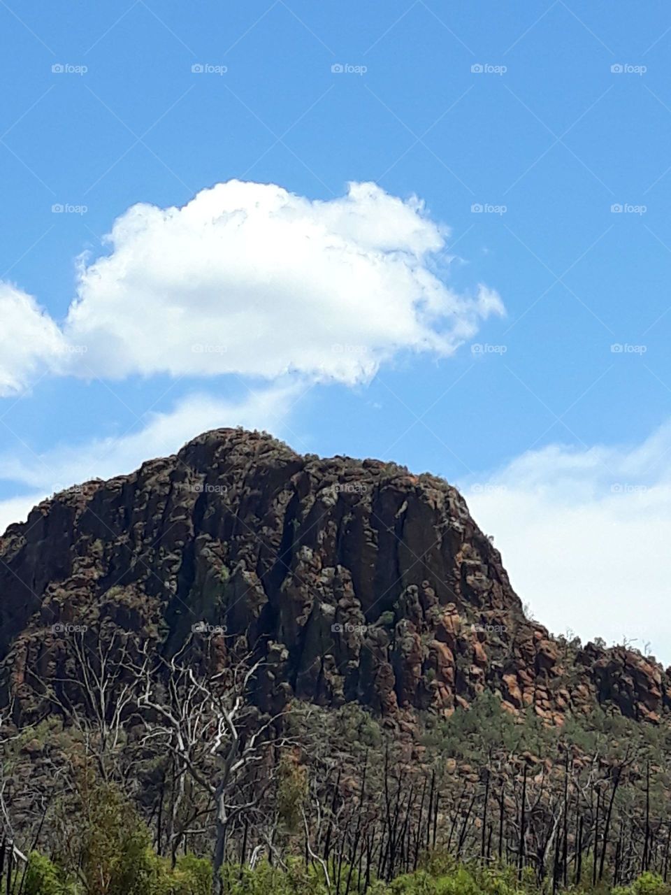 A Beautiful mountain scene