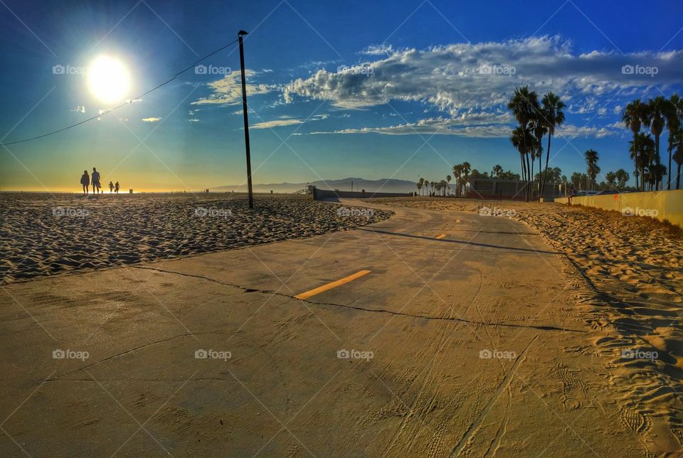 Venice Beach. The beach in Venice, California 