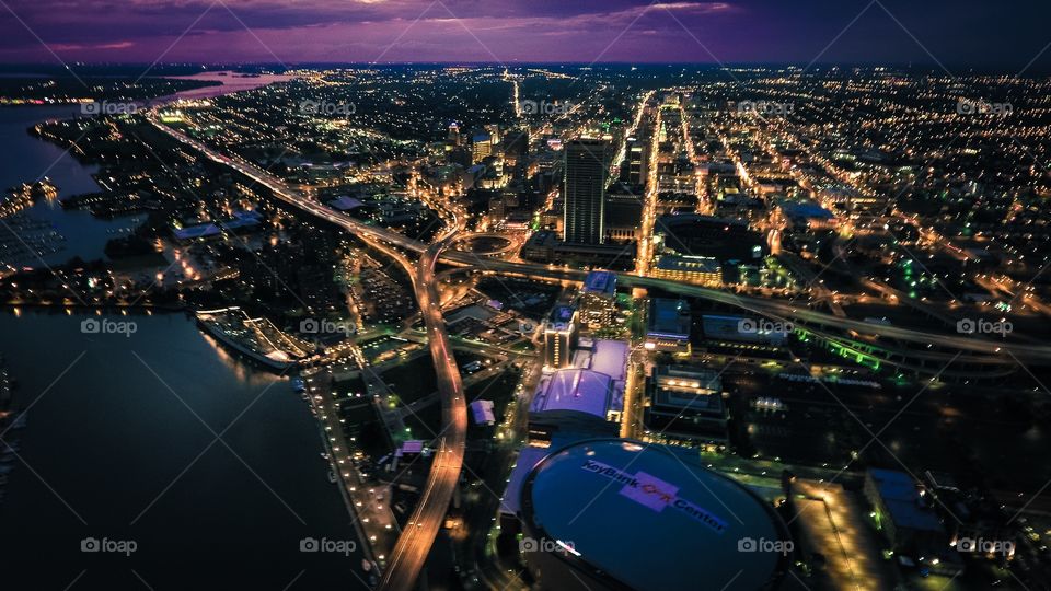 City of Buffalo at Night 
