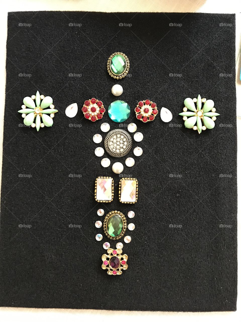 Cross costume jewelry art 