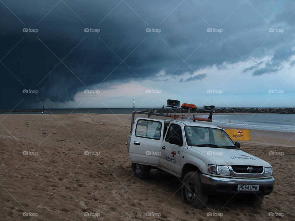 norfolk uk beach ocean grey by FrankTheDog