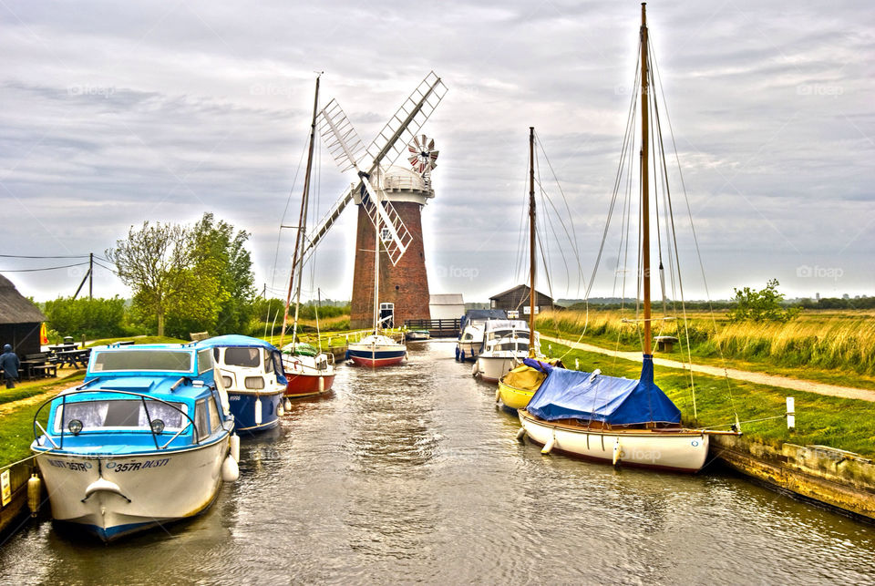 england boats windmill norfolk by martyn.wright.180