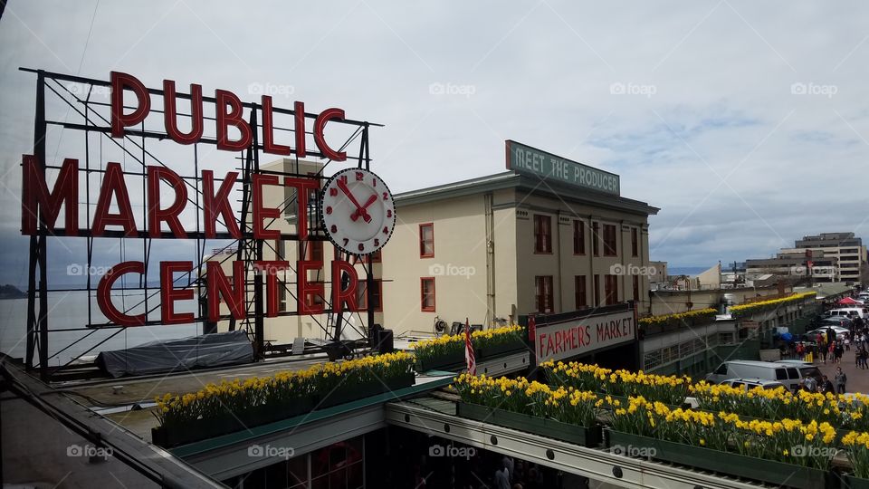 Pike Place Market Sign