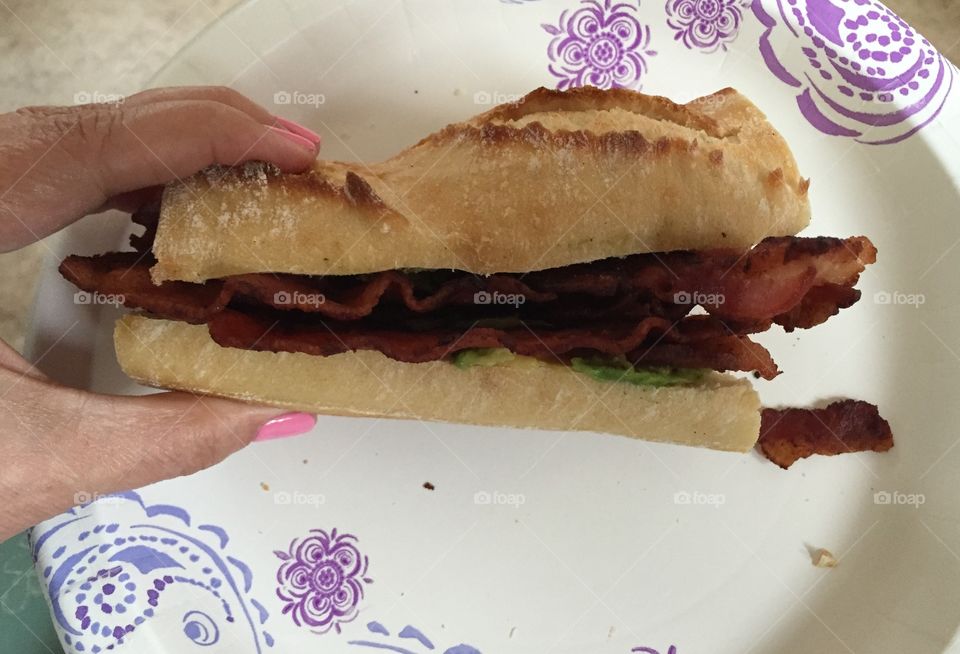 Bacon sandwich