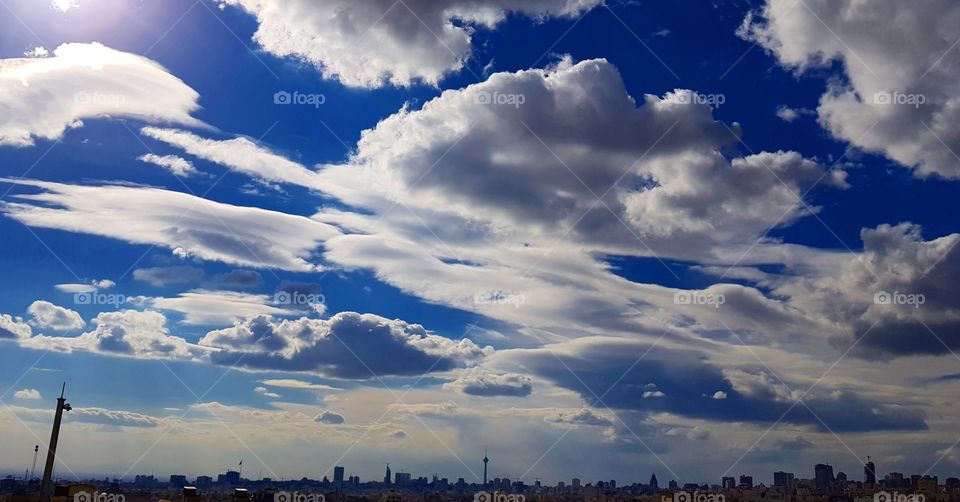 clouds of tehran