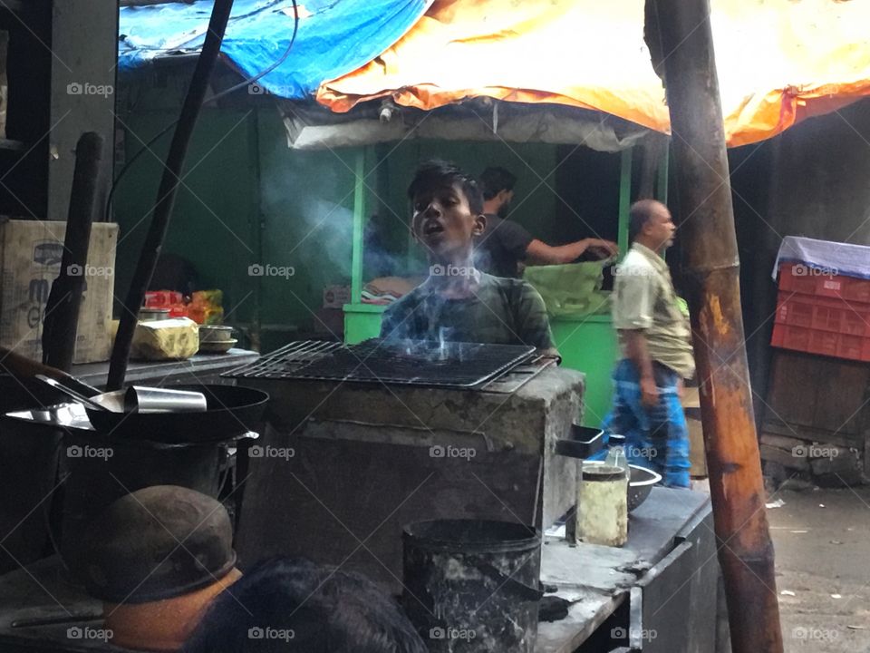 One of the funniest and most comforting guys to be around while being in Kolkata, and he really makes some splendid grilled sandwiches and yummy chai...