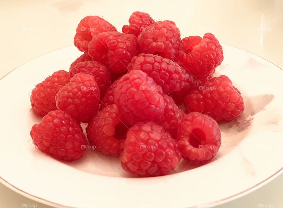 Fresh Raspberries for healthy lifestyle..