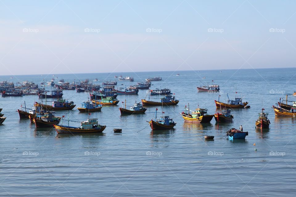 Fishing Boat in the sea. Fishing Boat in the Vietnam sea