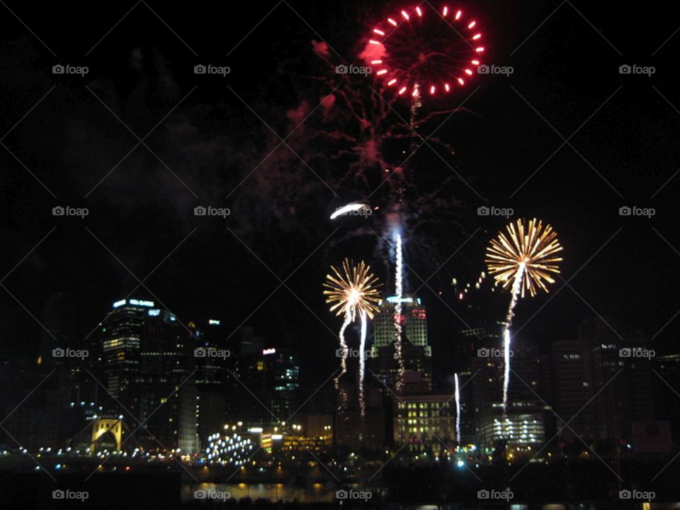 Fireworks in Pittsburgh