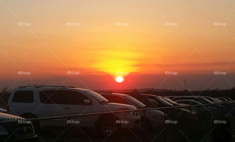 Oklahoma Sunset. this was the sunset today...during my daughters 1st Soccer practice