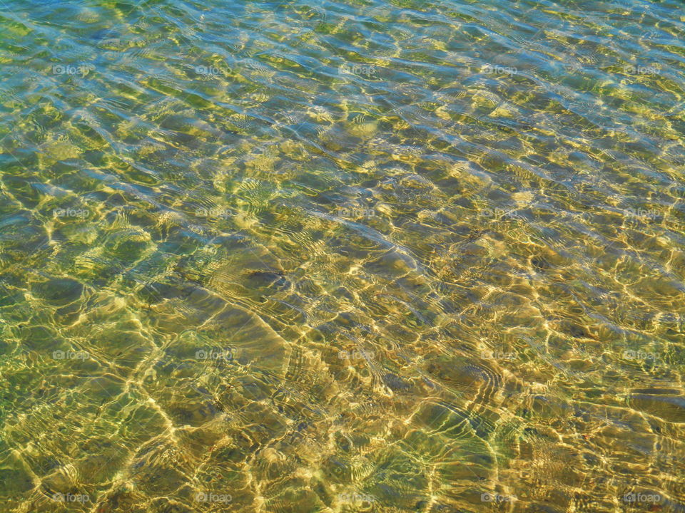 clear water