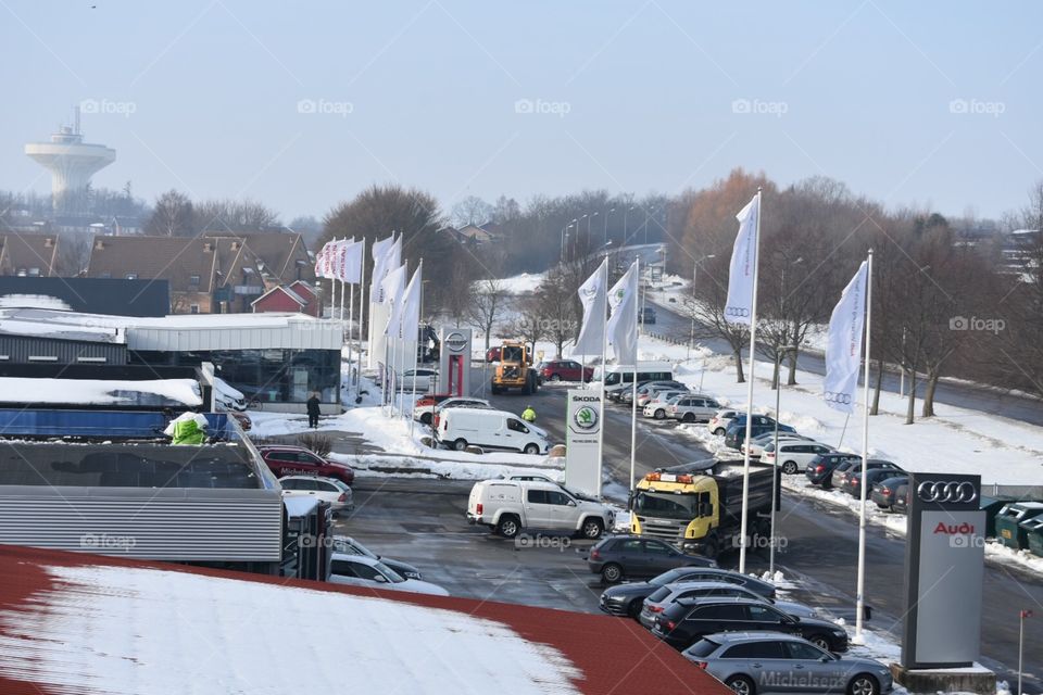 Vehicle, Winter, Transportation System, Water, Snow