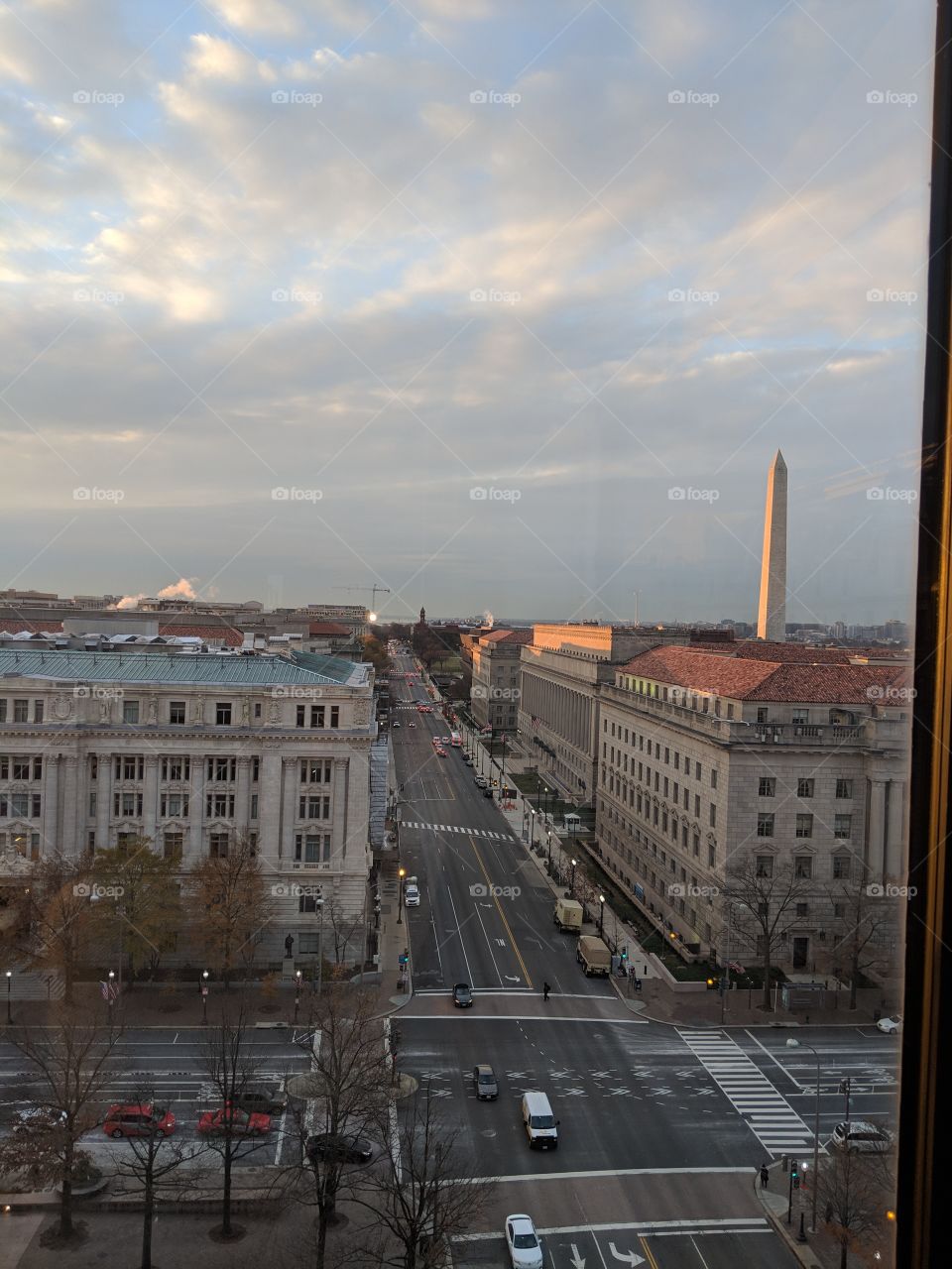 Washington, DC at dusk
