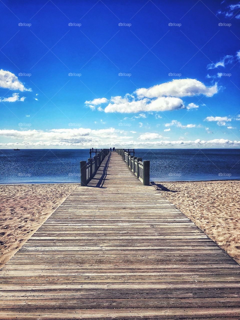 Albert Munroe Pier at Walnut Beach in CT..