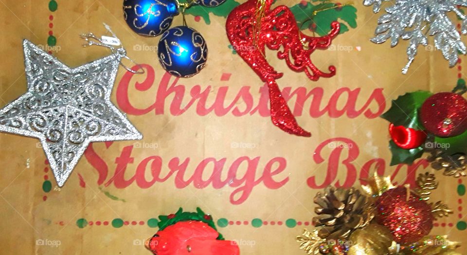 Christmas Decorations Stored Until Next Year