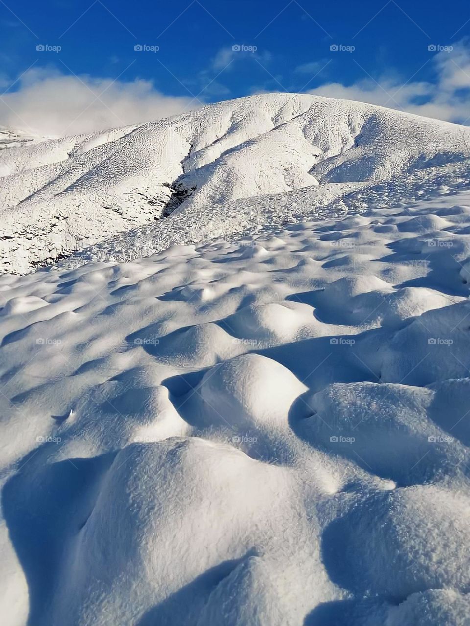 Snow scene in Morocco