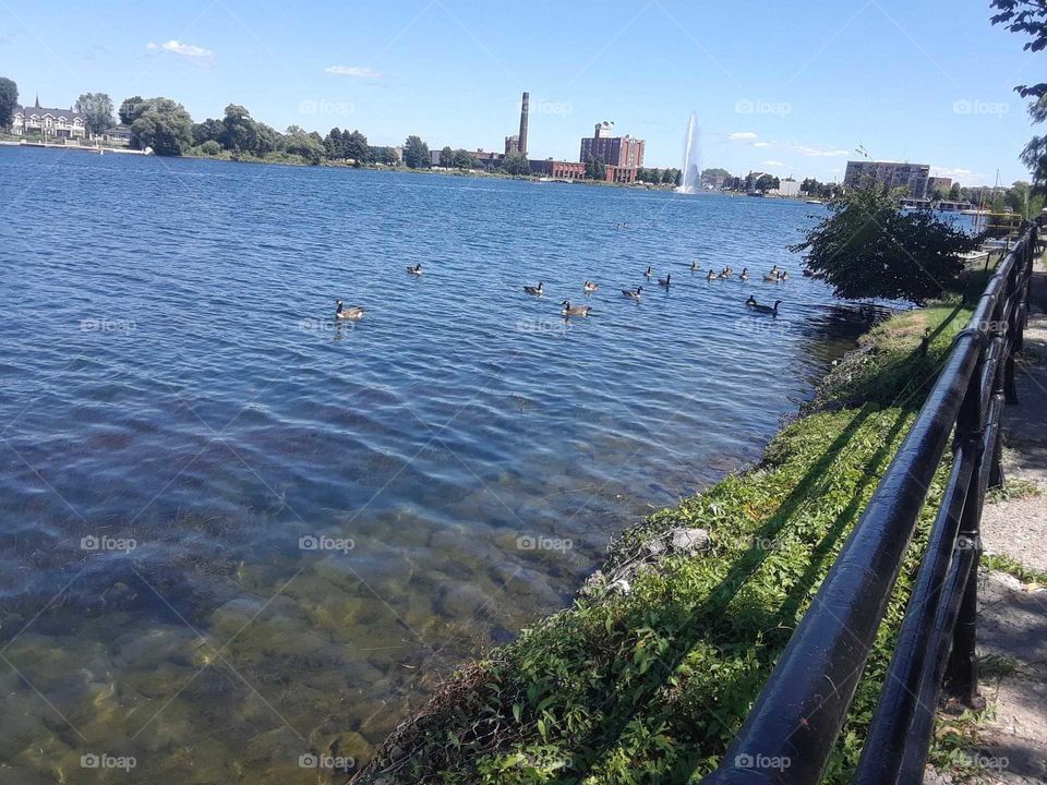 nice place to go for a walk close to the river in Valleyfield Qc