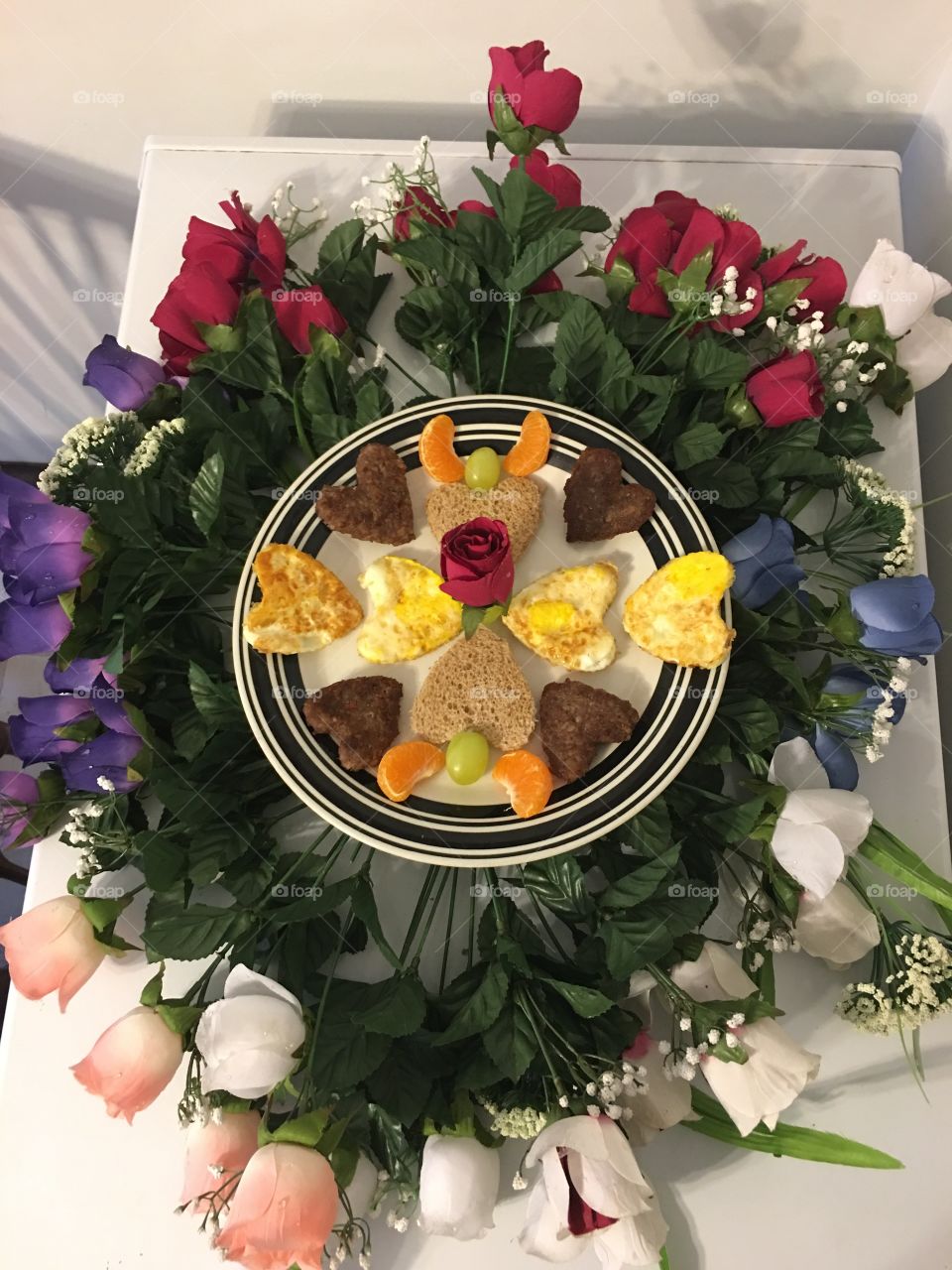 Valentine's Day breakfast