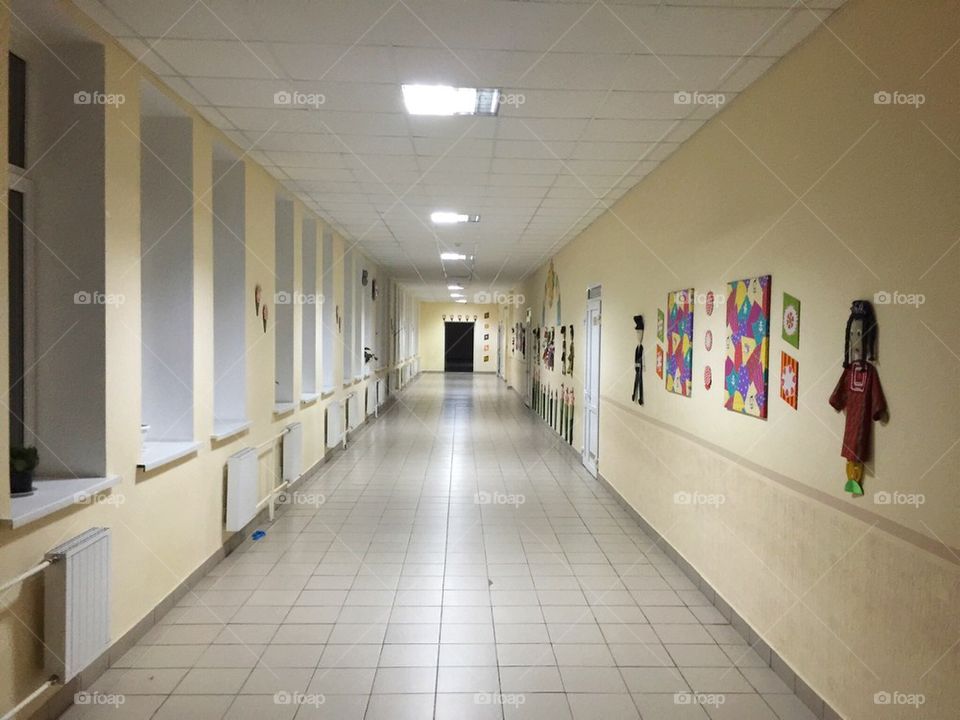 School corridor 