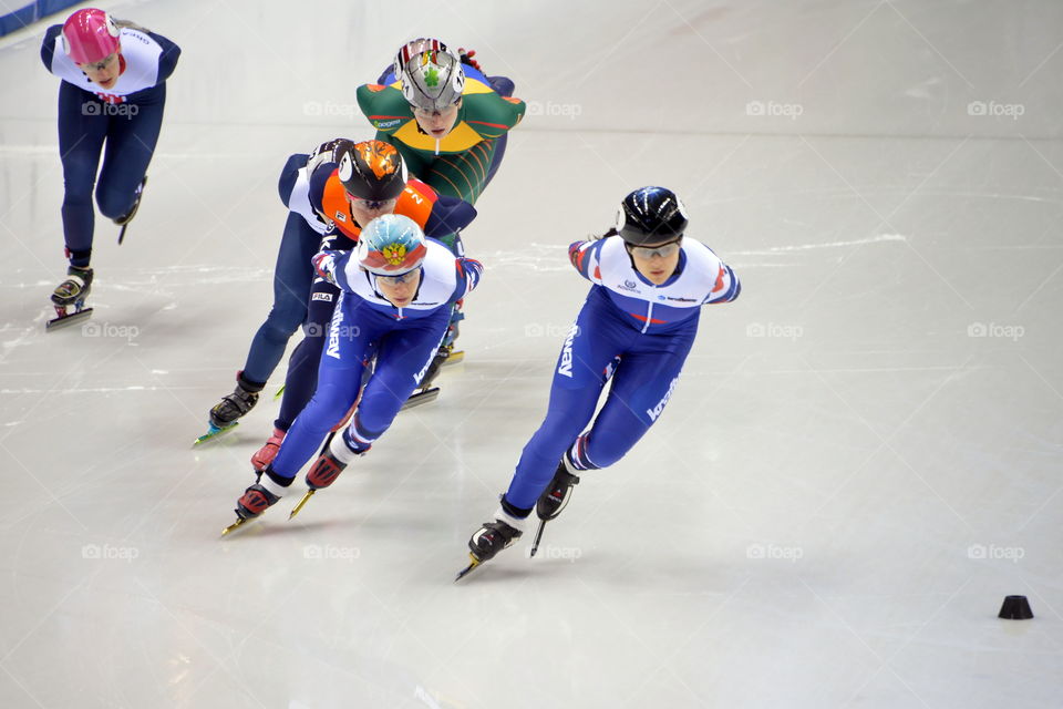 14 January 2017 European Short Track Speed Skating Championships in Turin