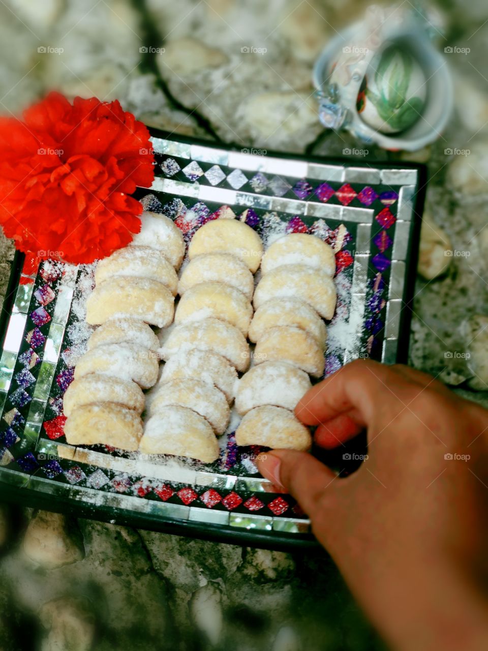 snow cookies Indonesia traditional