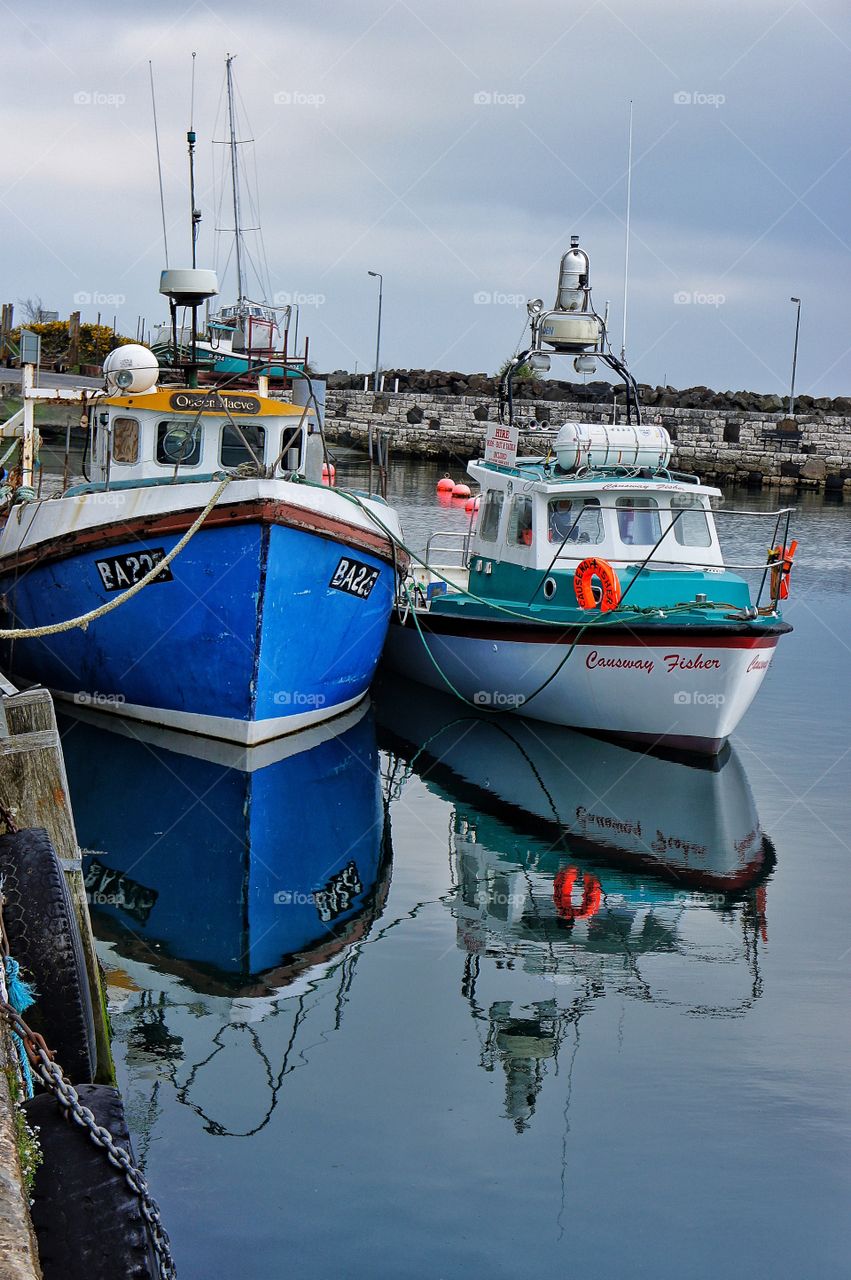 Fishingboats in Mirror