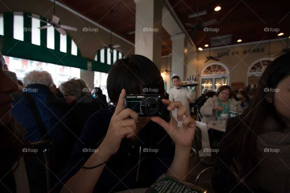 Girl with camera 