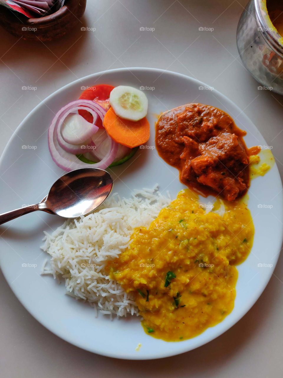 soulful Indian lunch ...🙂🙂😋