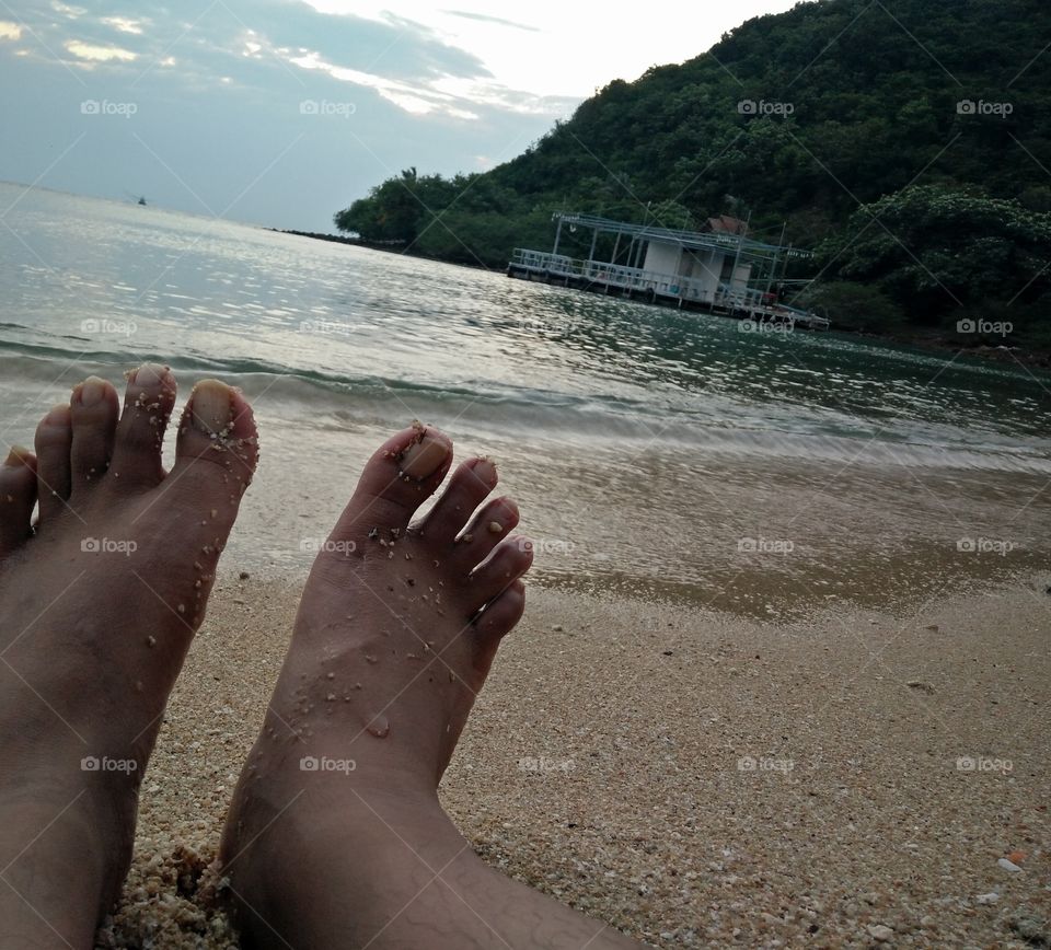#feet#sandbar#beach#kohma#island