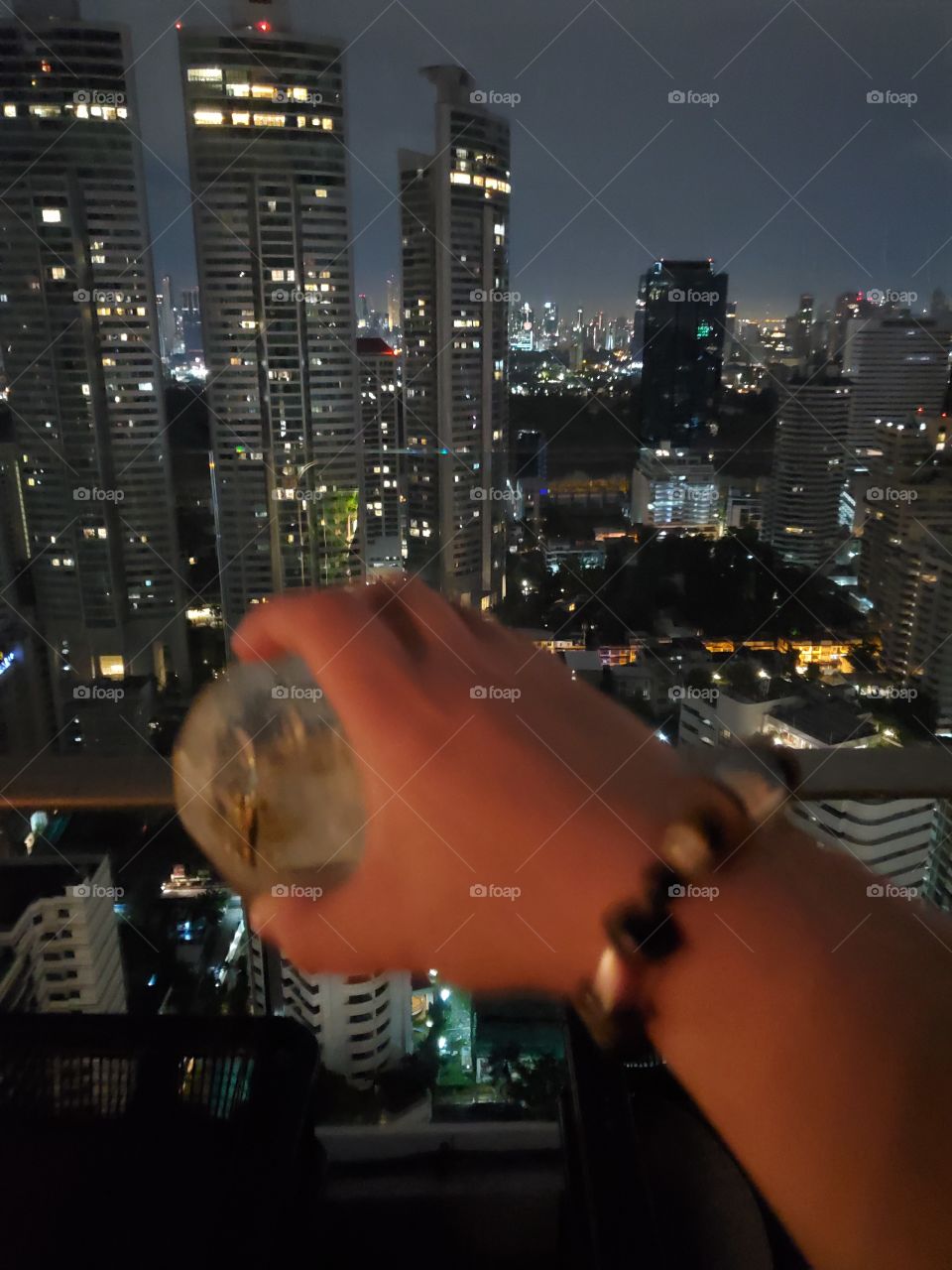 chill with city view