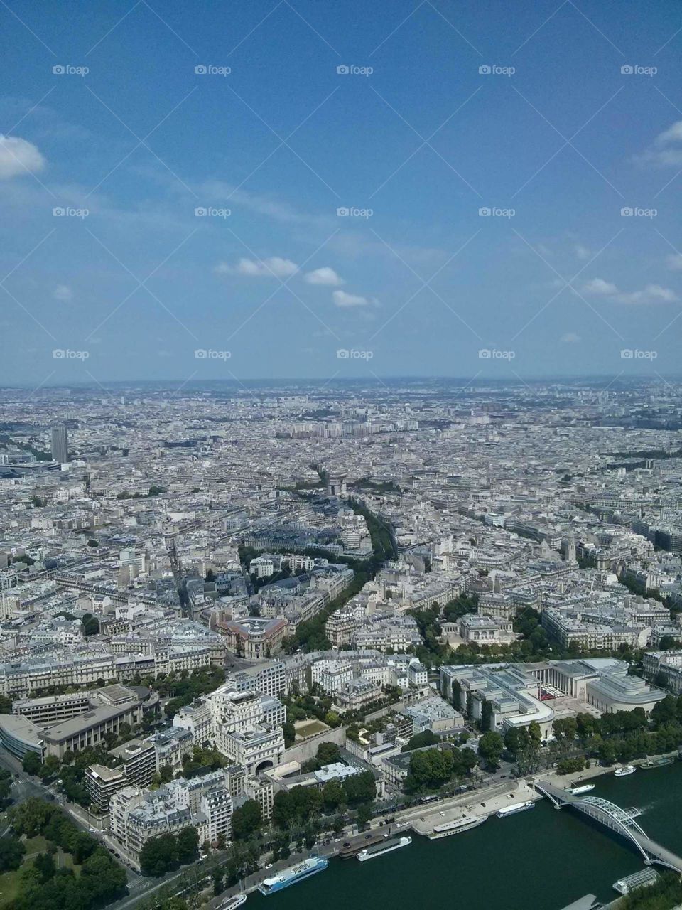 view from effeil tower