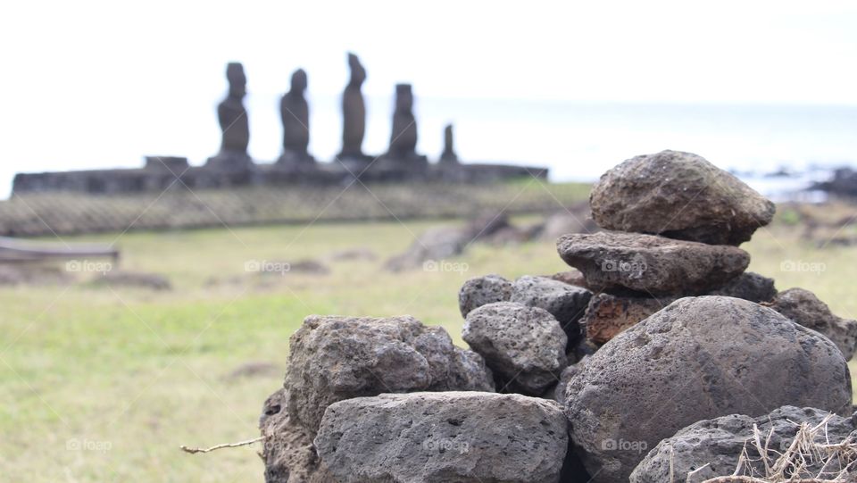 Easter Island Rocks