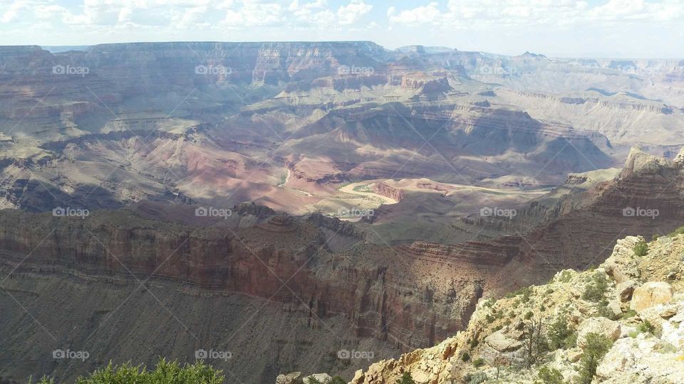 A view of the Grand Canyon