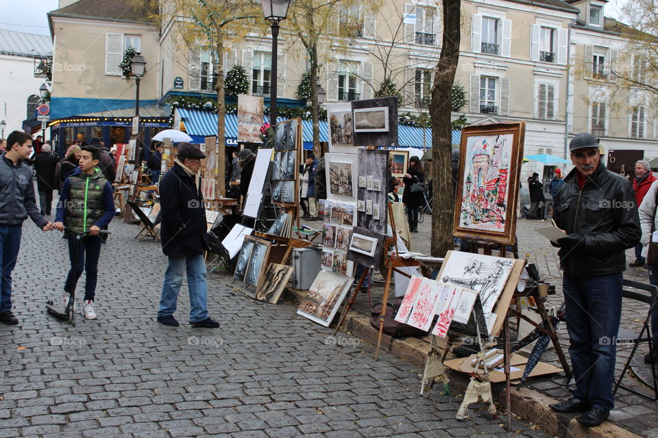 artists and painters to montmatre,Paris