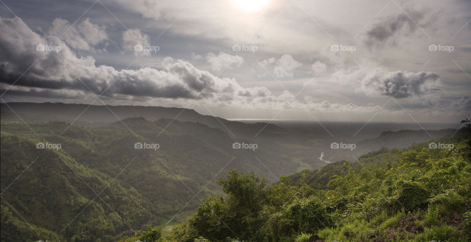 landscape sky sun forest by kaprillyon