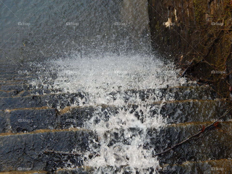 waterfall from above