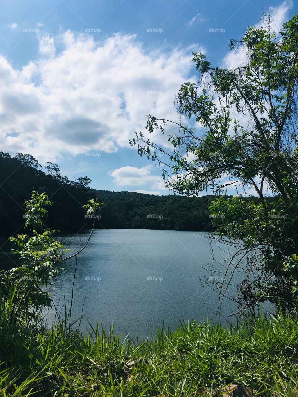 Represa em Pirapora do Bom Jesus - veja só a água limpa e a natureza perfeita, longe da conhecida poluição do Rio Tietê (fruto dos esgotos da Grande São Paulo).